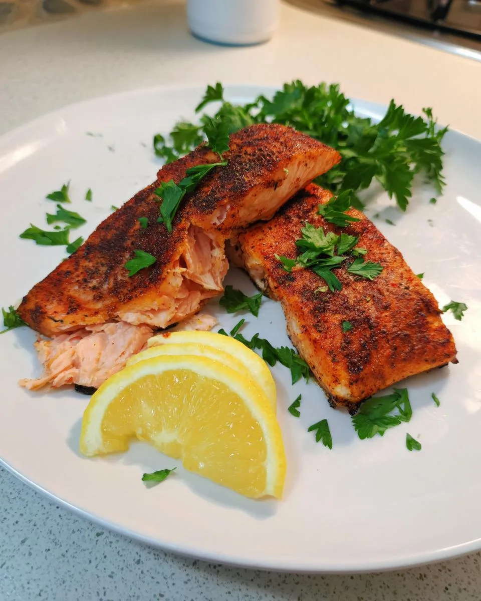 Air Fryer Salmon - detail 3