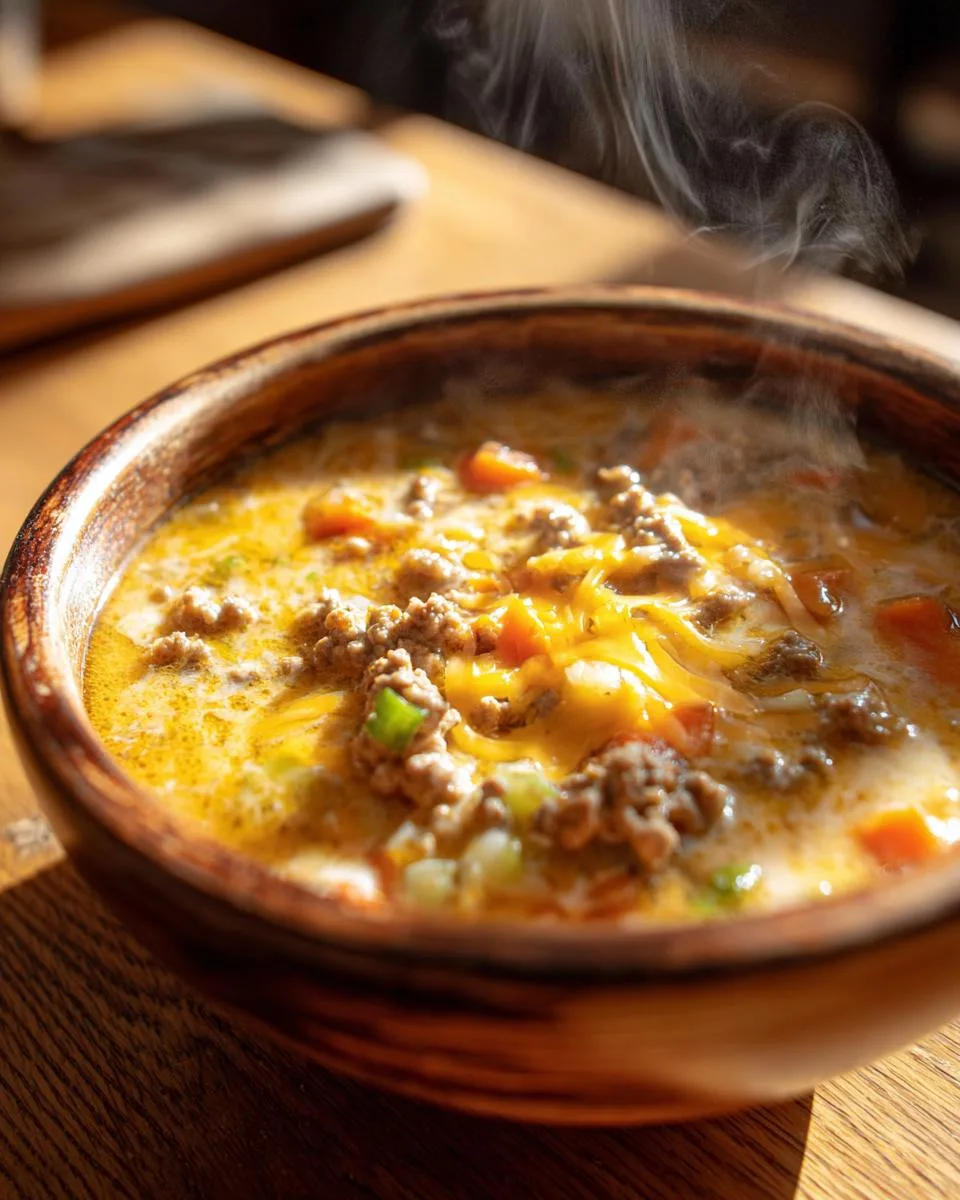 Award Winning Cheeseburger Soup - detail 4