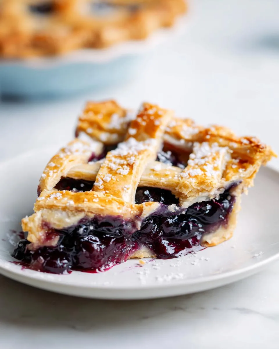 Blueberry Pie - detail 1