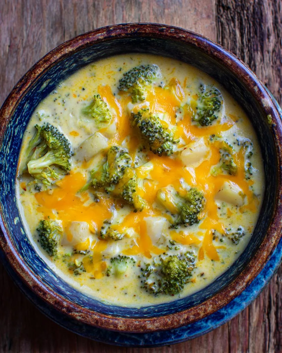 Broccoli Potato Cheese Soup - detail 2