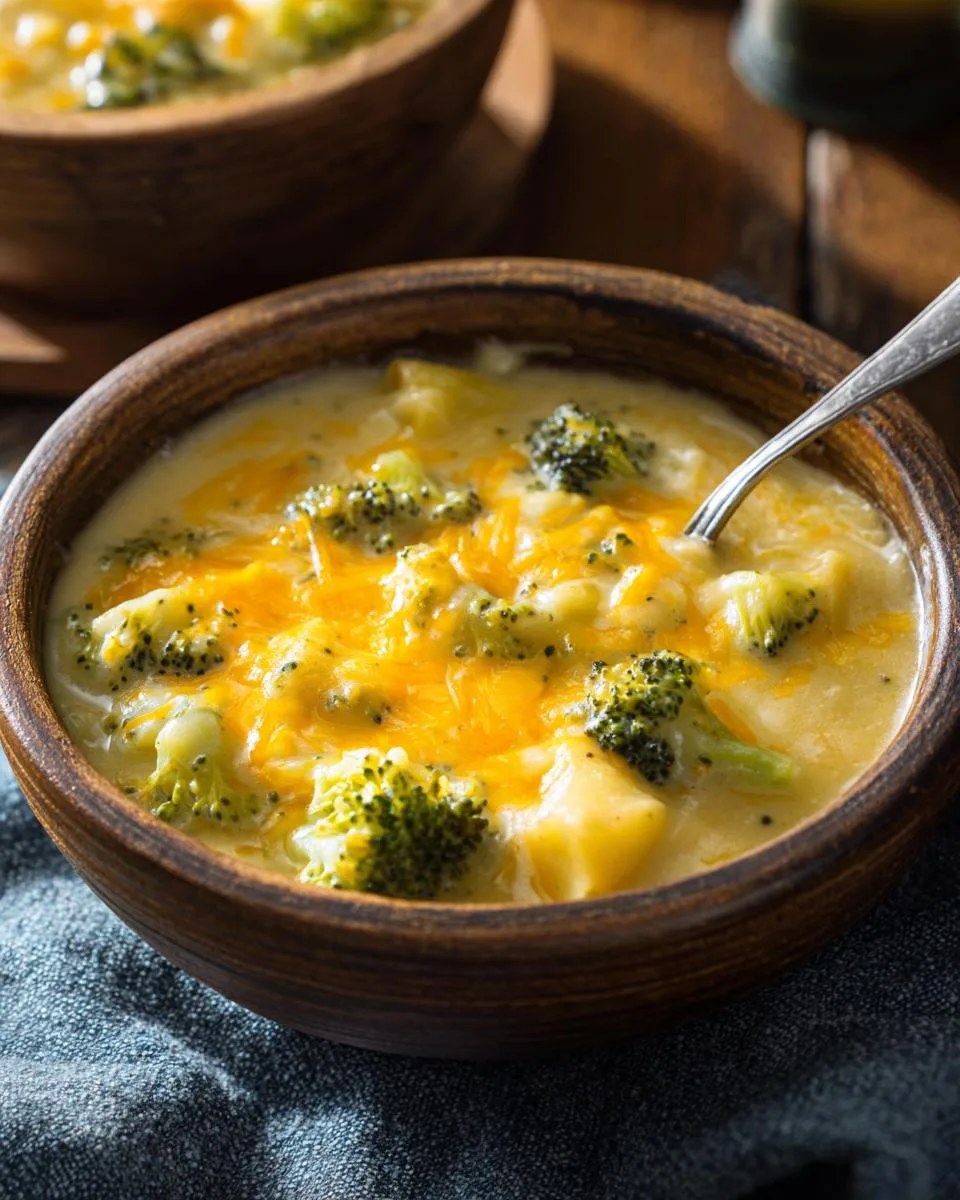 Broccoli Potato Cheese Soup - detail 4