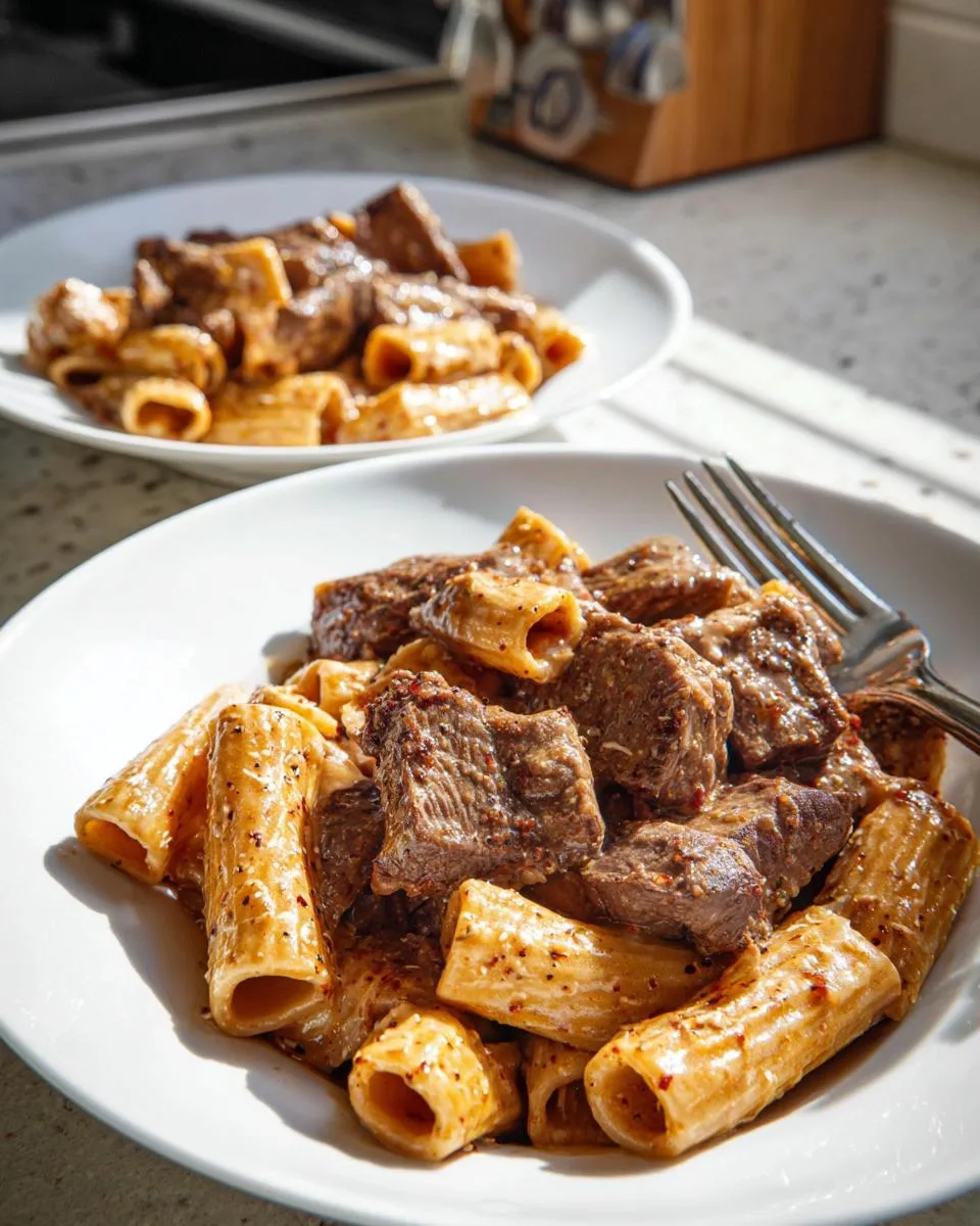Cajun Steak Tips Pasta - detail 3