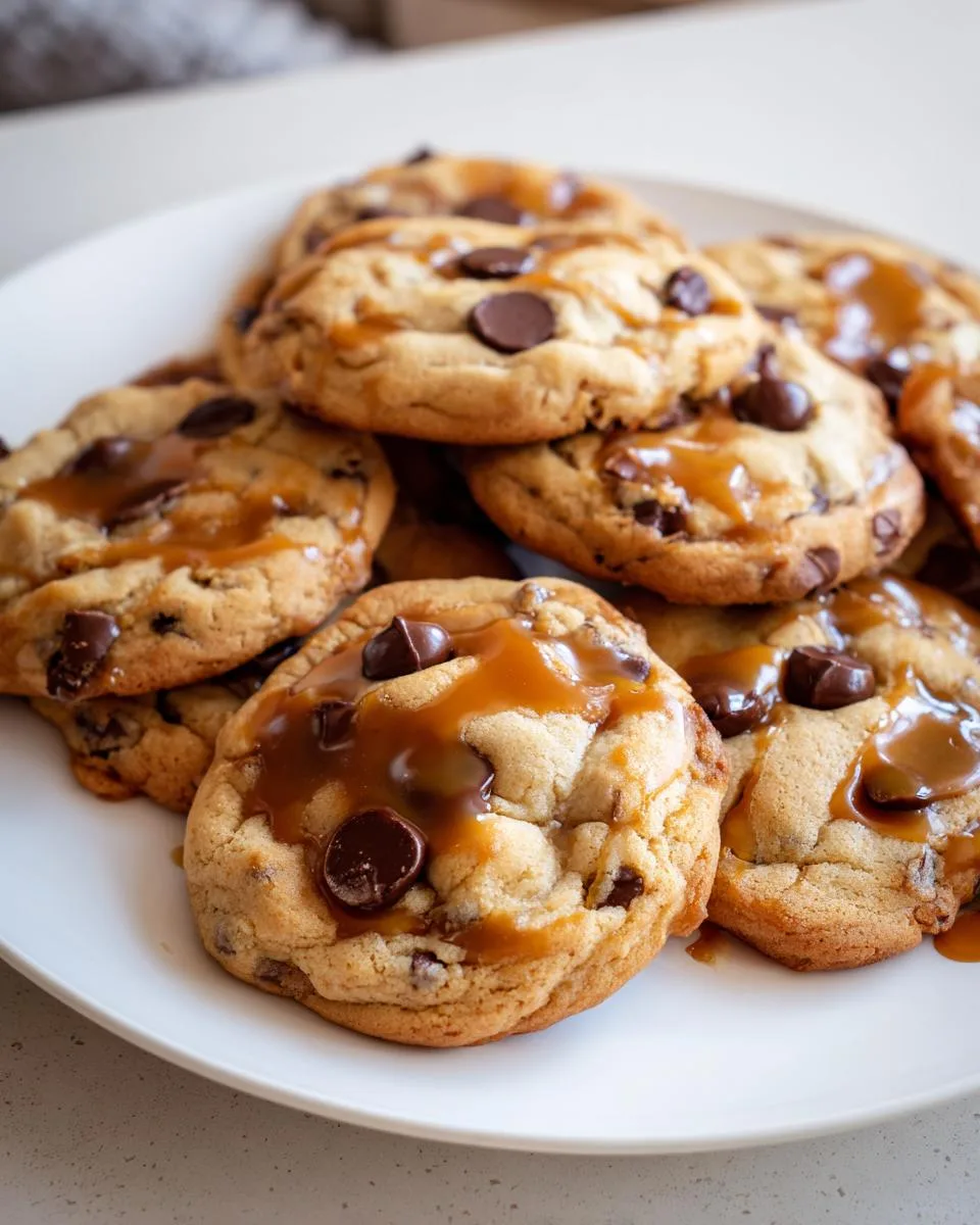 Caramel Chocolate Chip Cookies - detail 1