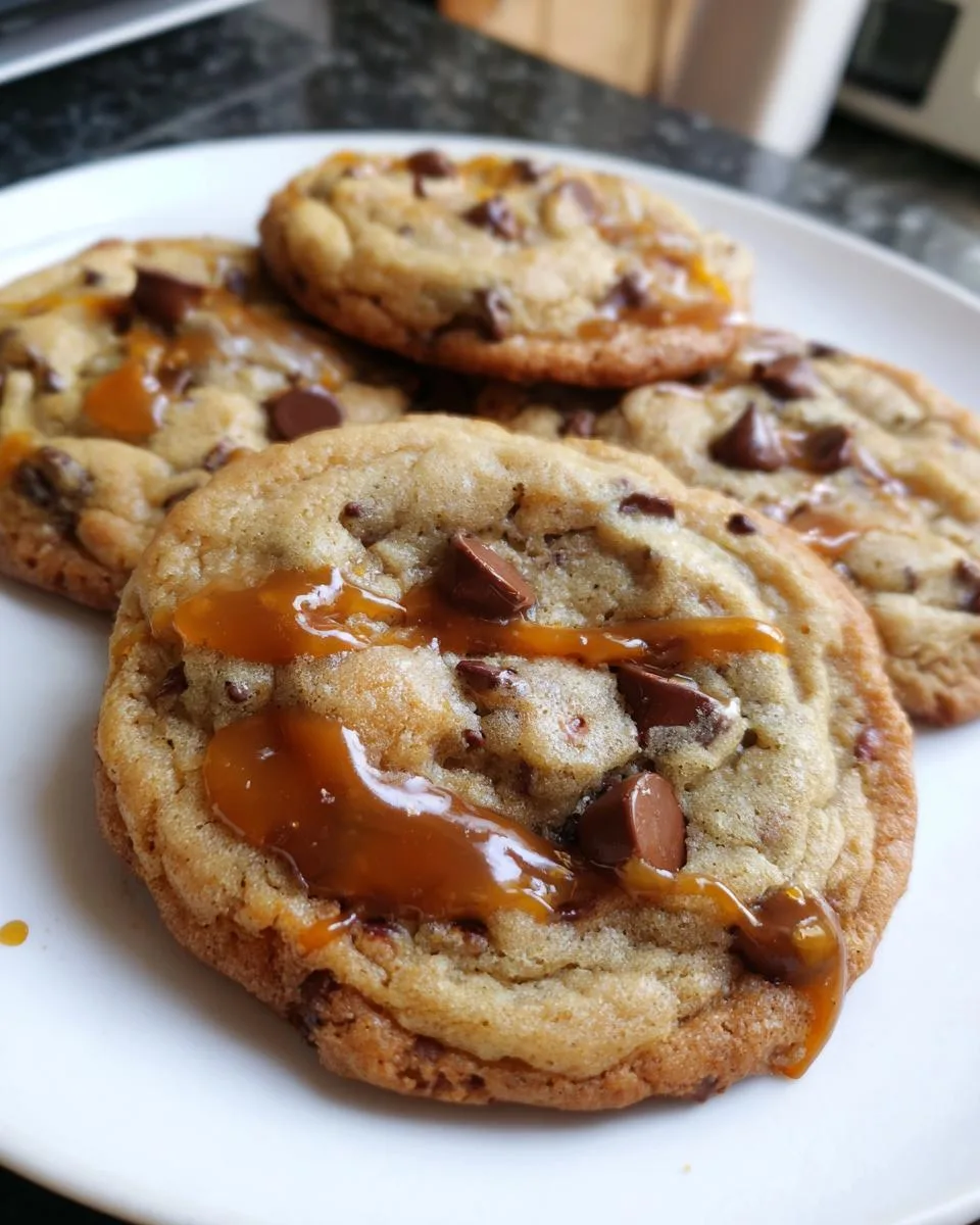 Caramel Chocolate Chip Cookies - detail 2