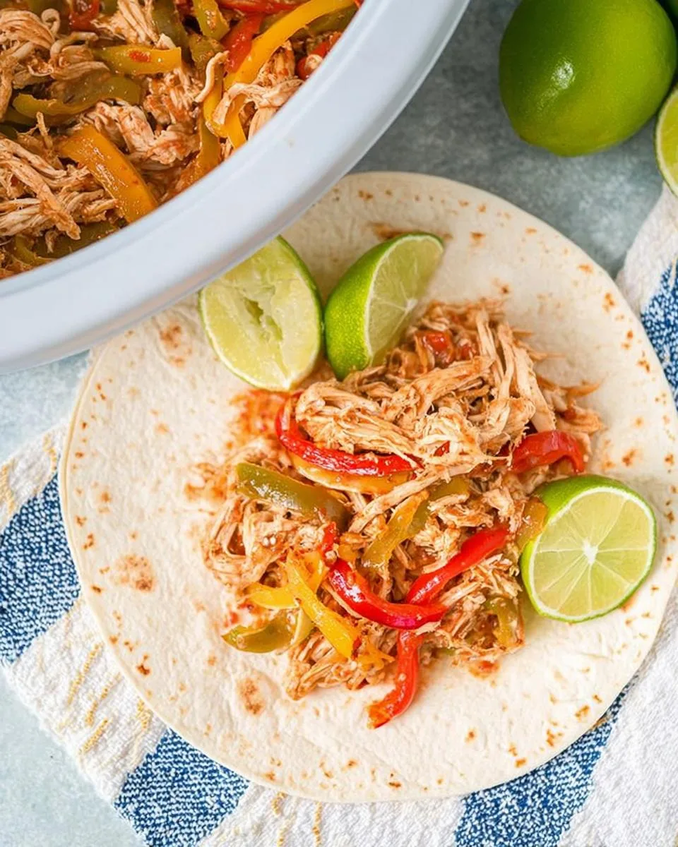 Chicken Fajitas Crock Pot - detail 2