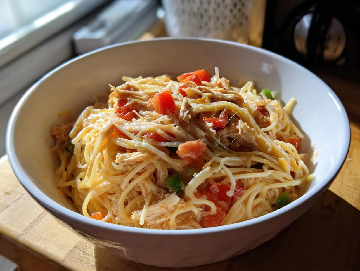 20-Minute Creamy Chicken Spaghetti Recipe You’ll Crave