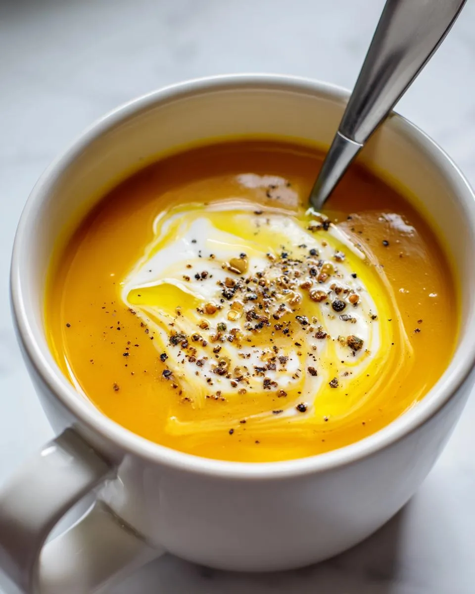 Creamy Butternut Squash Soup - detail 2