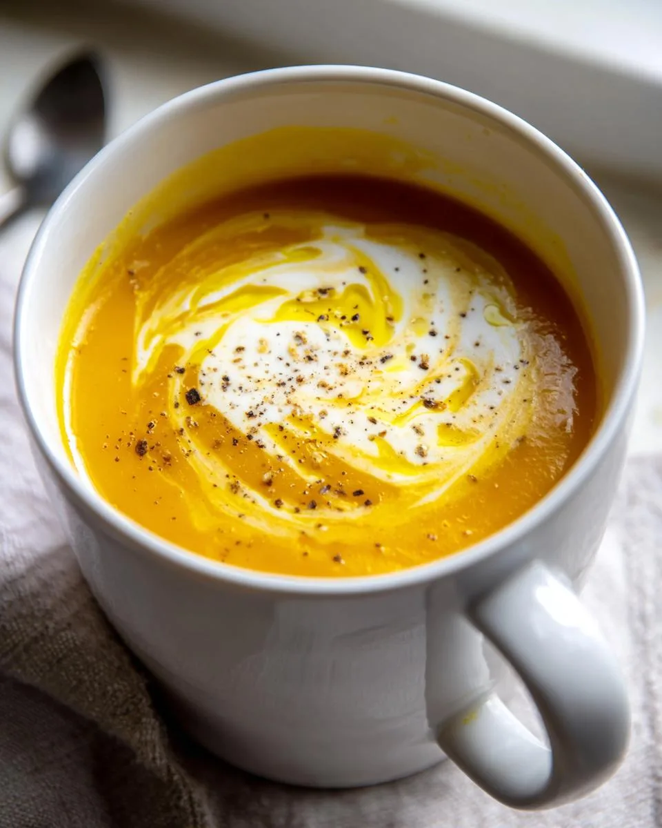 Creamy Butternut Squash Soup - detail 3