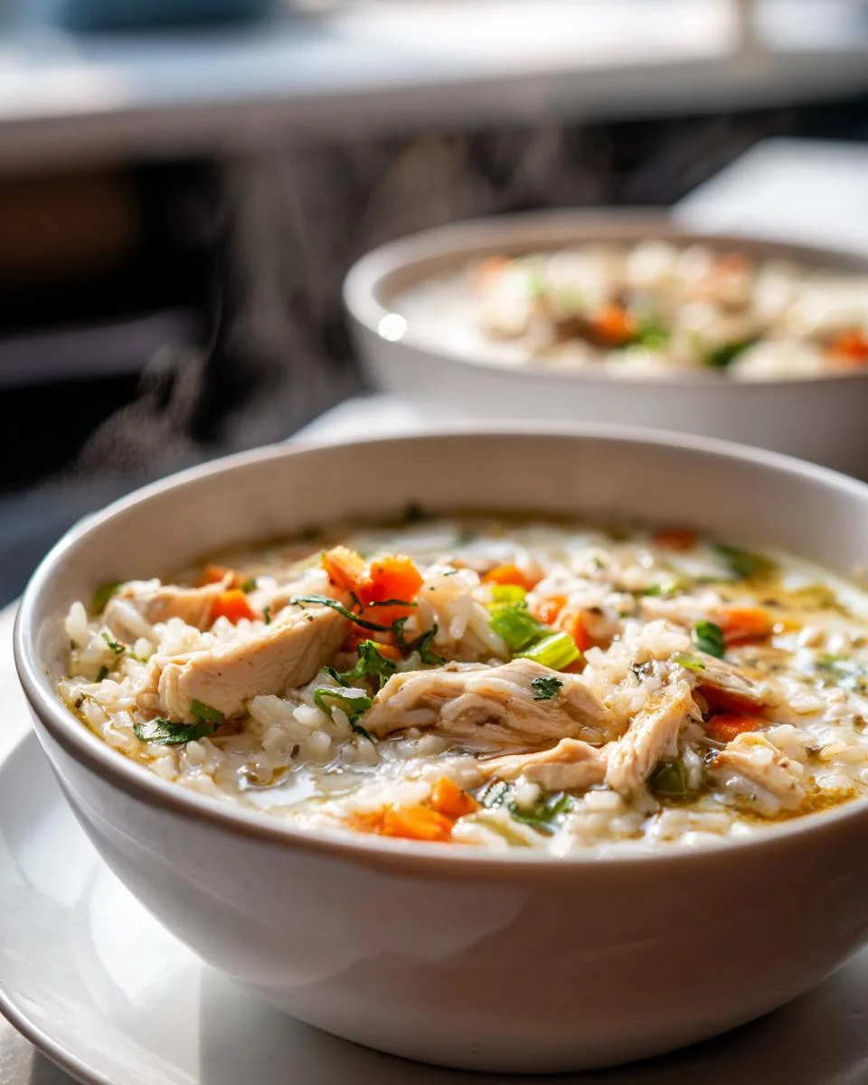 Creamy Chicken And Rice Soup - detail 1
