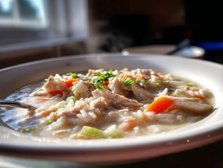 Creamy Chicken And Rice Soup