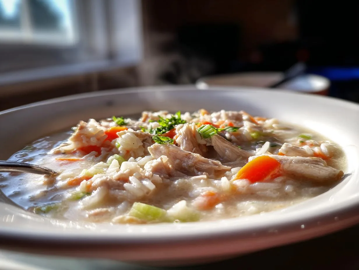 Creamy Chicken And Rice Soup Recipe: Irresistibly Comforting
