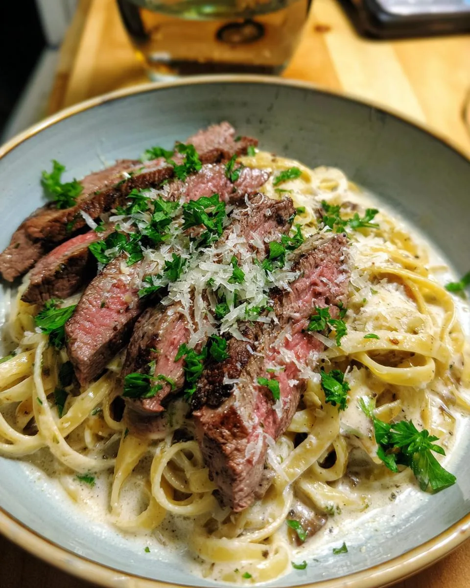 Creamy Steak Pasta Dinner - detail 4