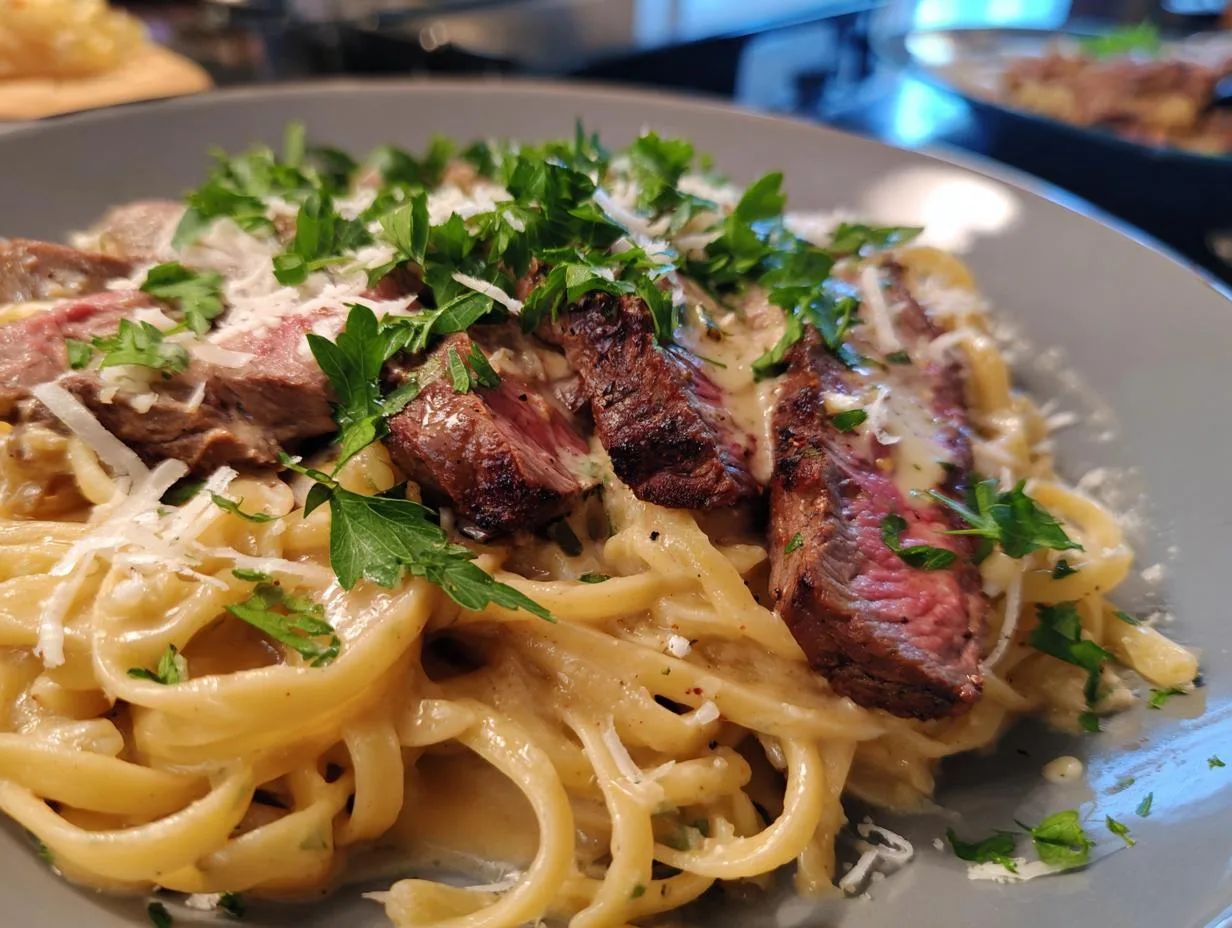 30-Minute Creamy Steak Pasta Dinner That Wows Every Time