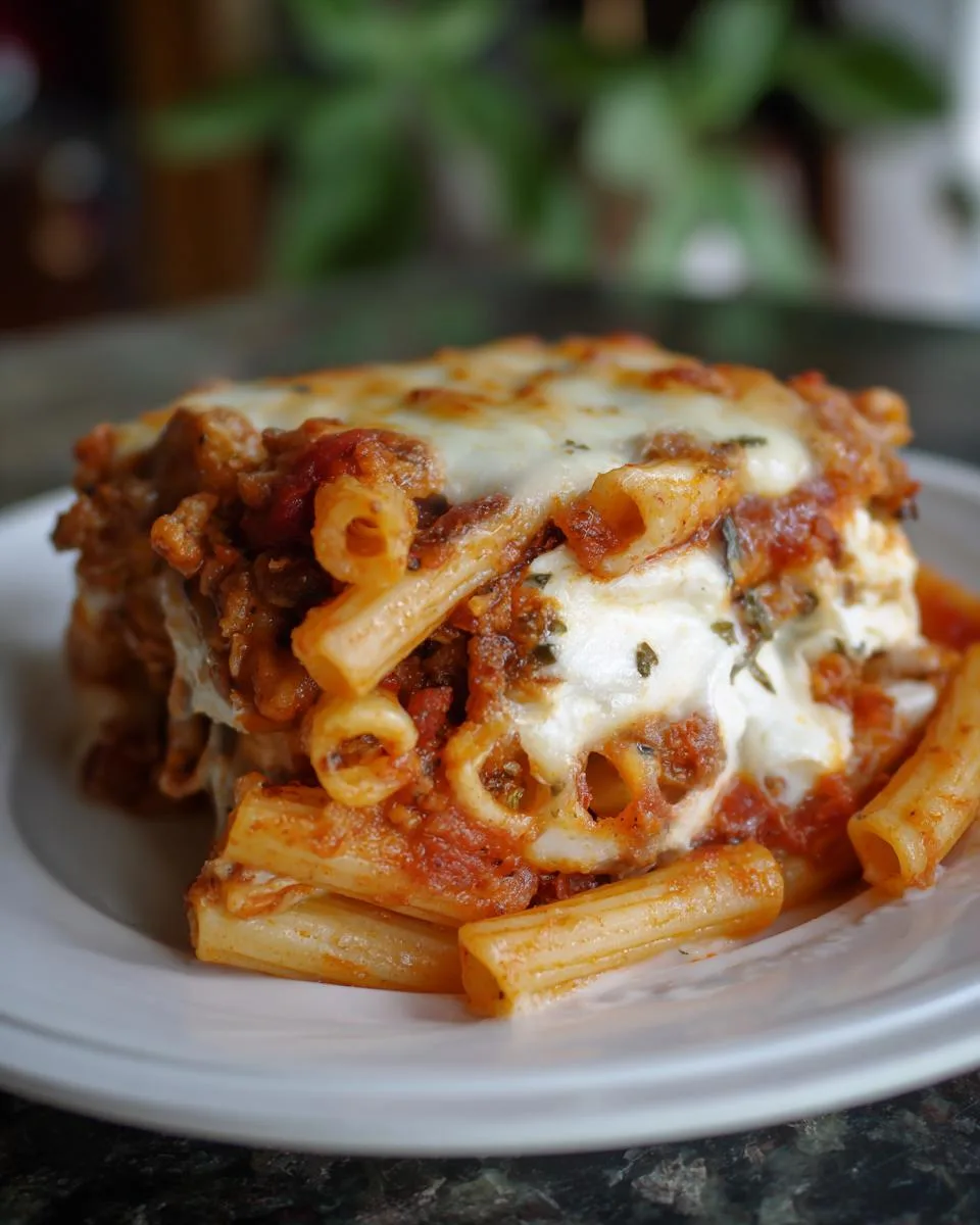 Crock Pot Baked Ziti - detail 3