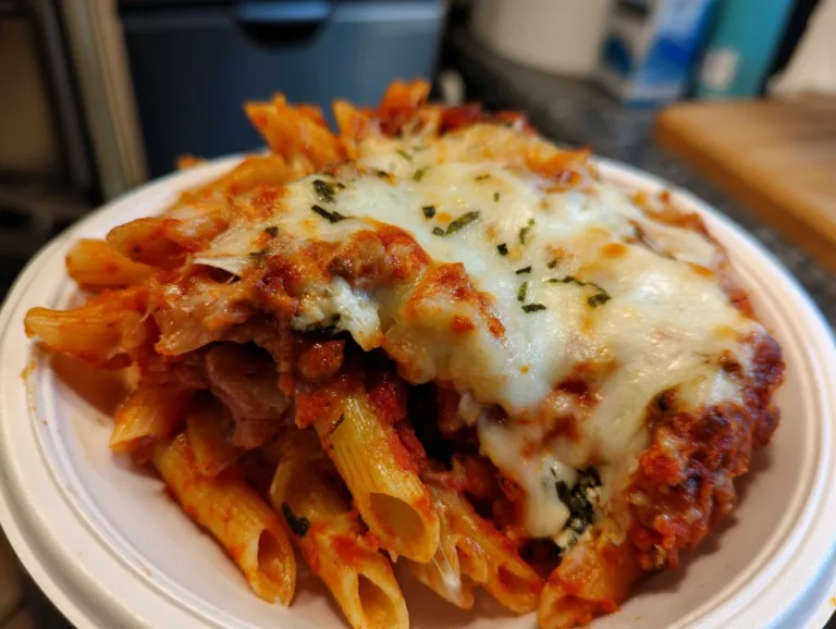 Crock Pot Baked Ziti