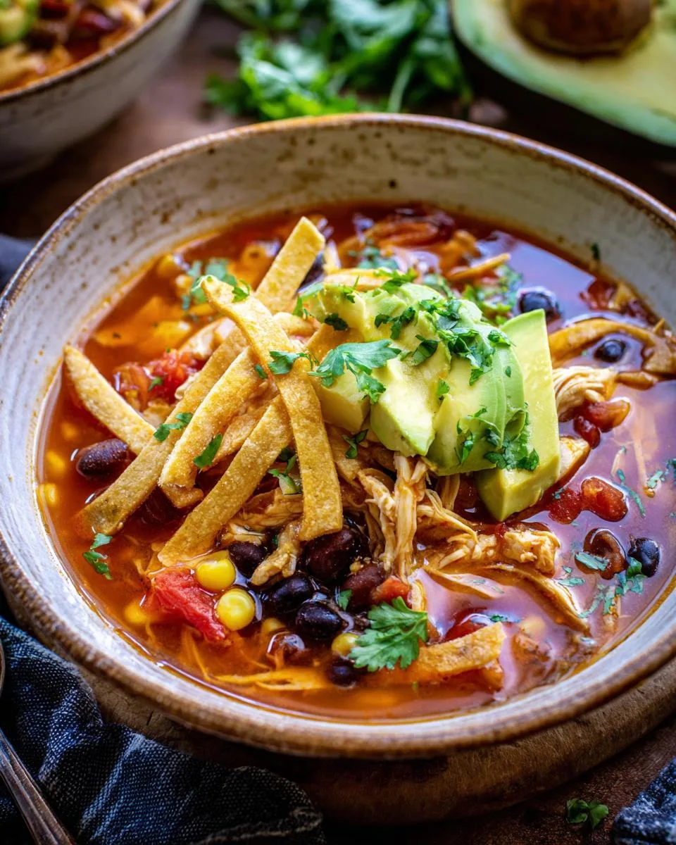 Crock-Pot Chicken Tortilla Soup - detail 3