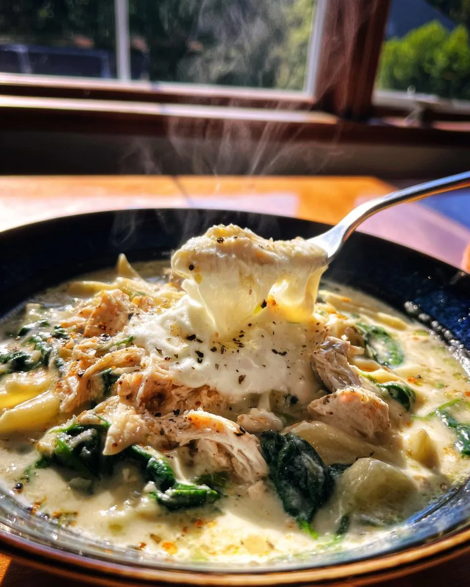 Crock Pot White Lasagna Soup - detail 3