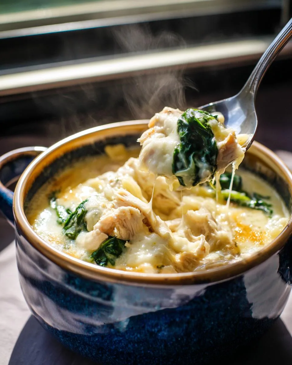 Crock Pot White Lasagna Soup - detail 4
