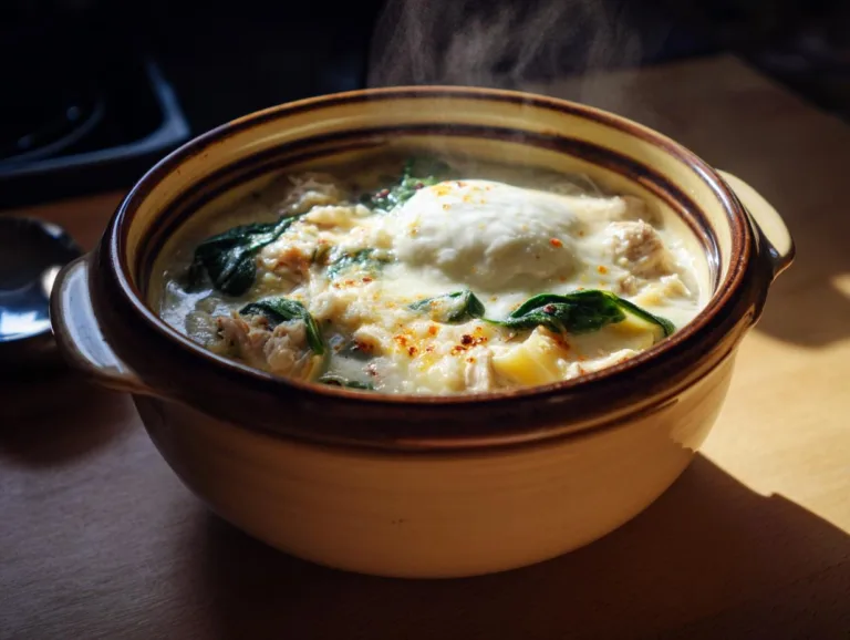 Crock Pot White Lasagna Soup
