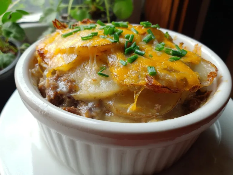 Crockpot Hamburger Potato Casserole