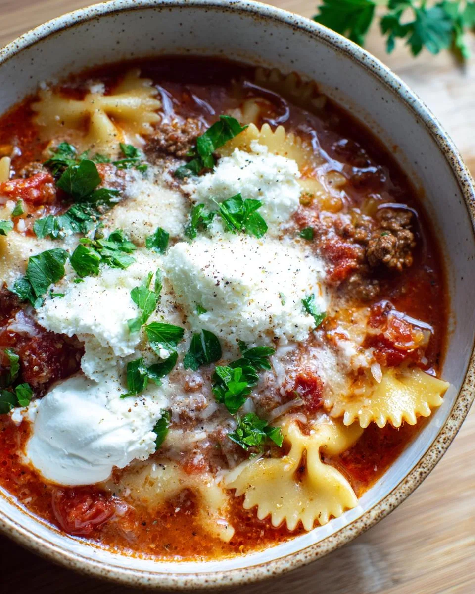 Delicious Lasagna Soup Recipe - detail 1