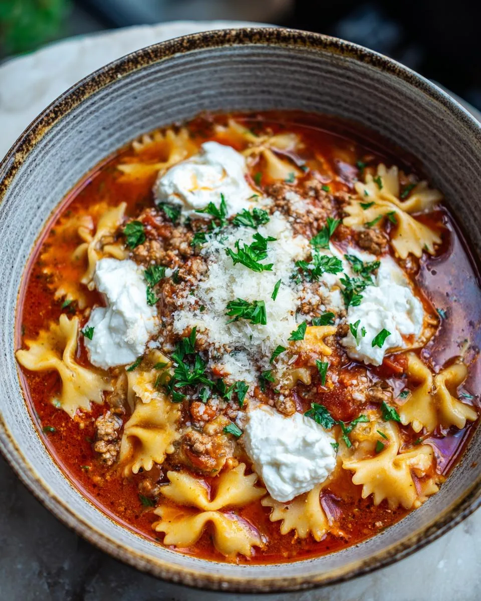 Delicious Lasagna Soup Recipe - detail 4
