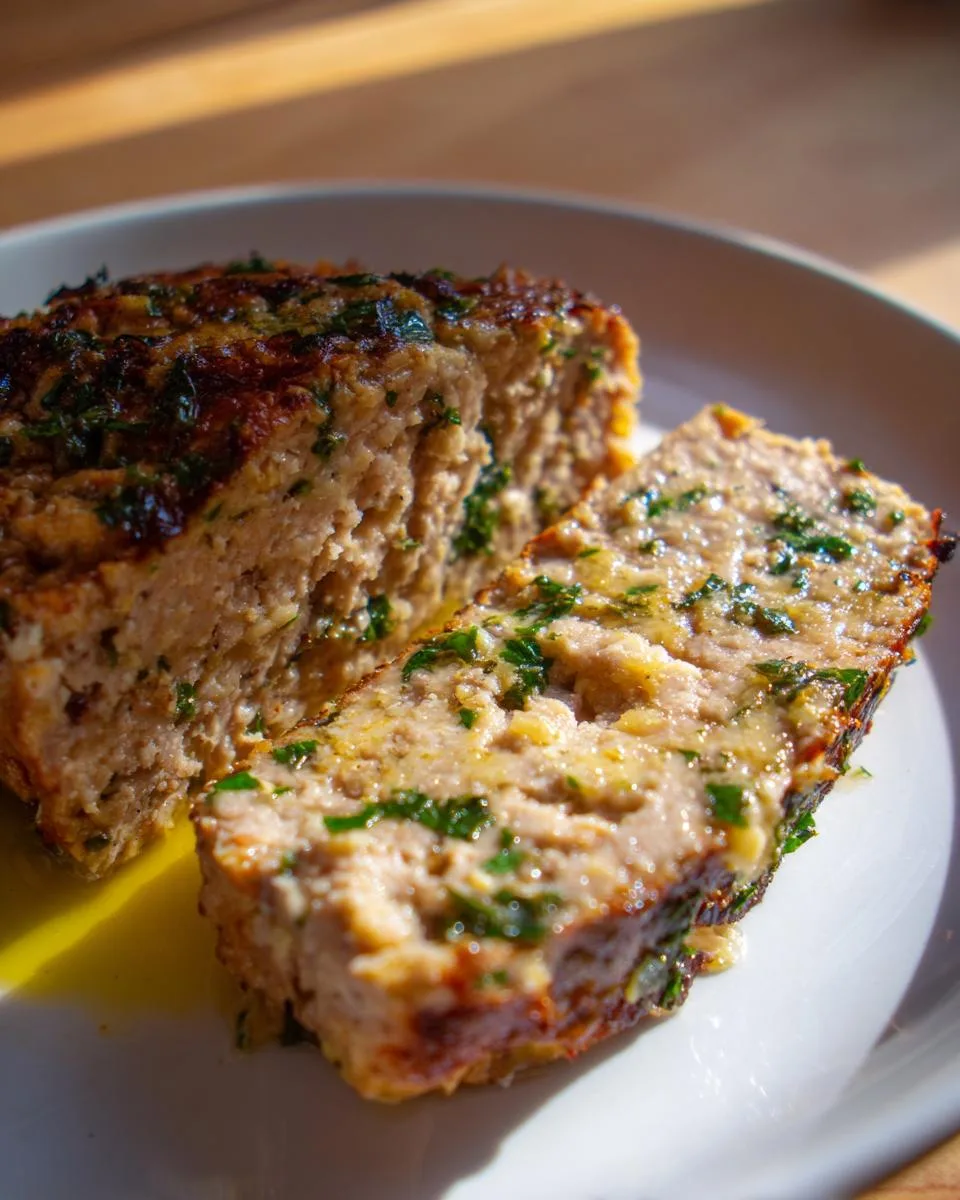 Garlic Parmesan Chicken Meatloaf - detail 1