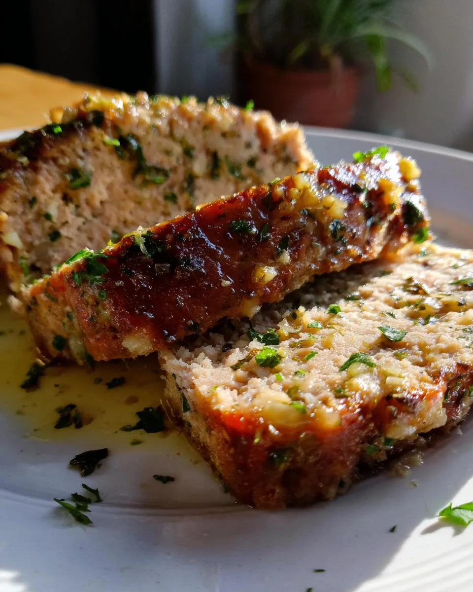 Garlic Parmesan Chicken Meatloaf - detail 2