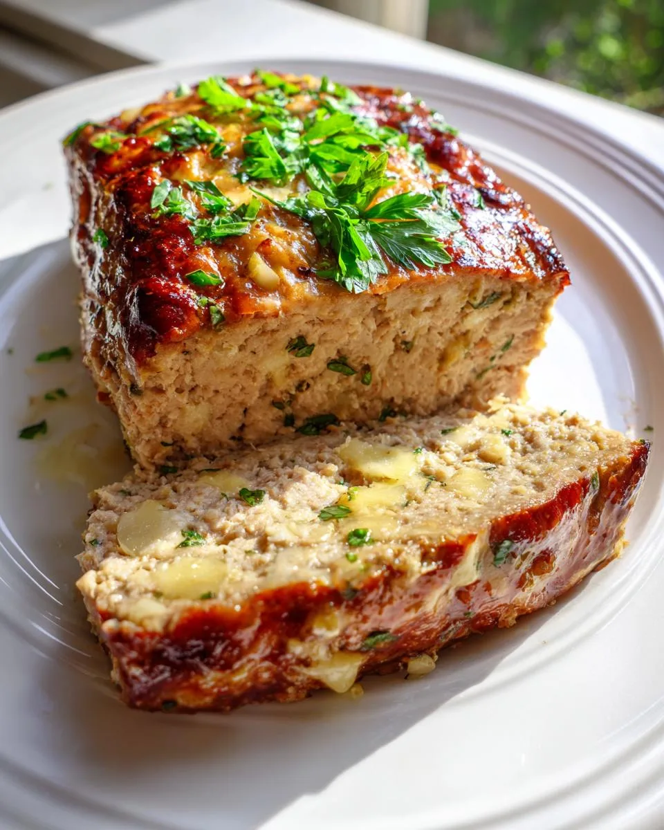 Garlic Parmesan Chicken Meatloaf - detail 4