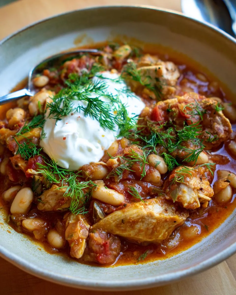 Greek Marinated Chicken Chili - detail 1