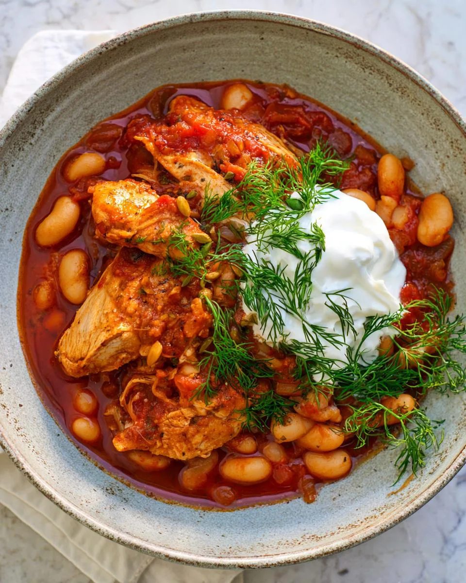 Greek Marinated Chicken Chili - detail 2