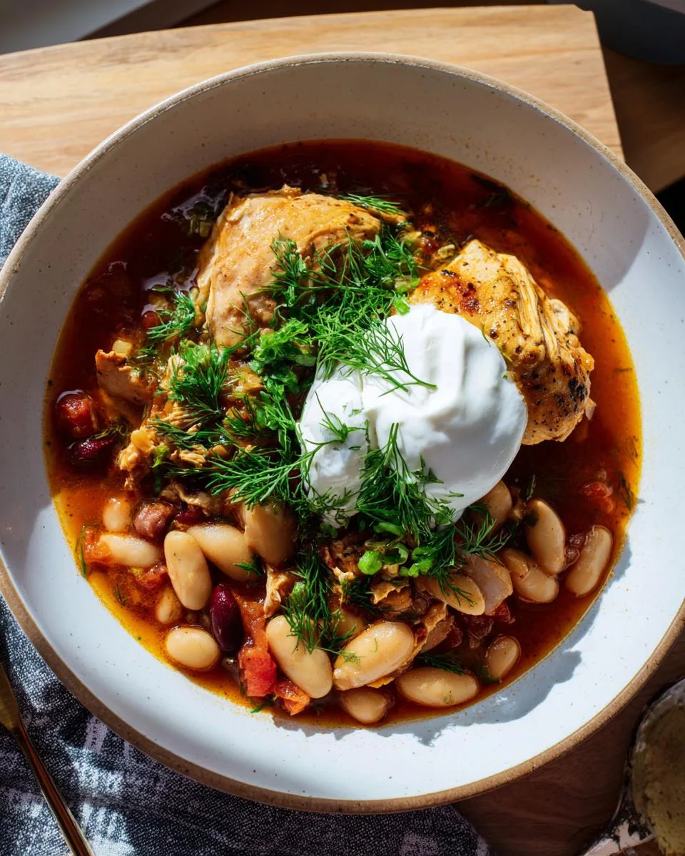 Greek Marinated Chicken Chili - detail 4