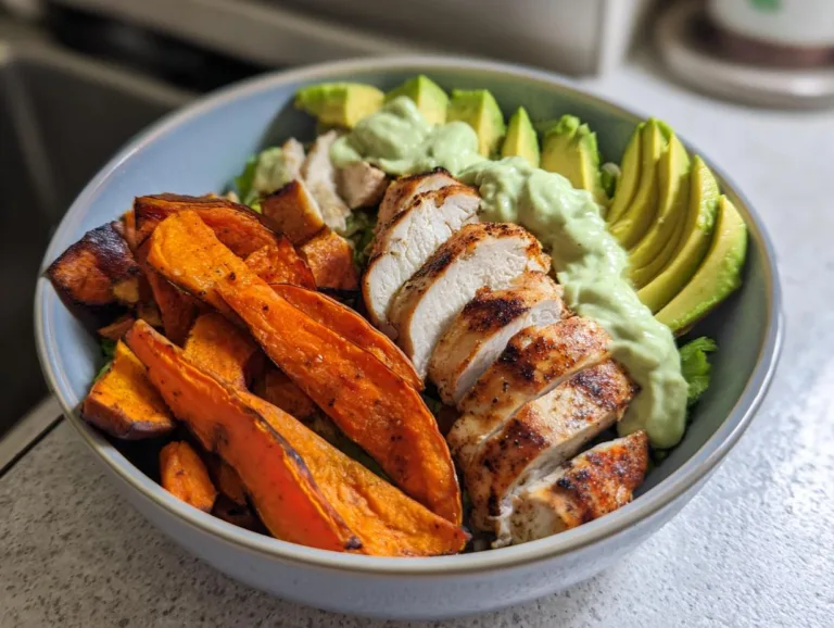 Grilled Chicken Sweet Potato