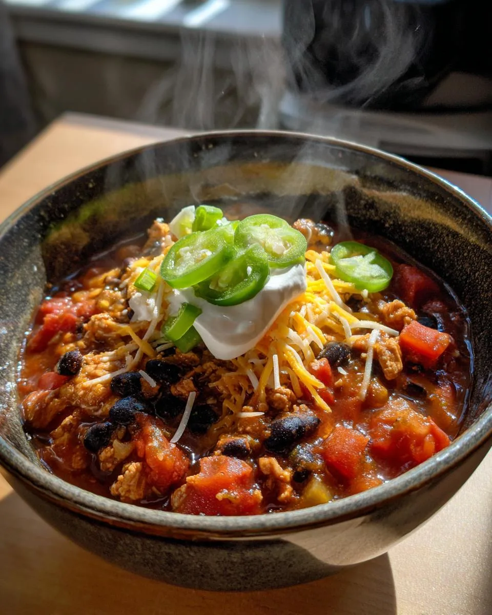 Ground Chicken & Bean Chili - detail 4