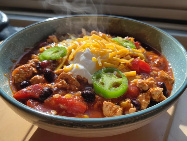 Ground Chicken & Bean Chili