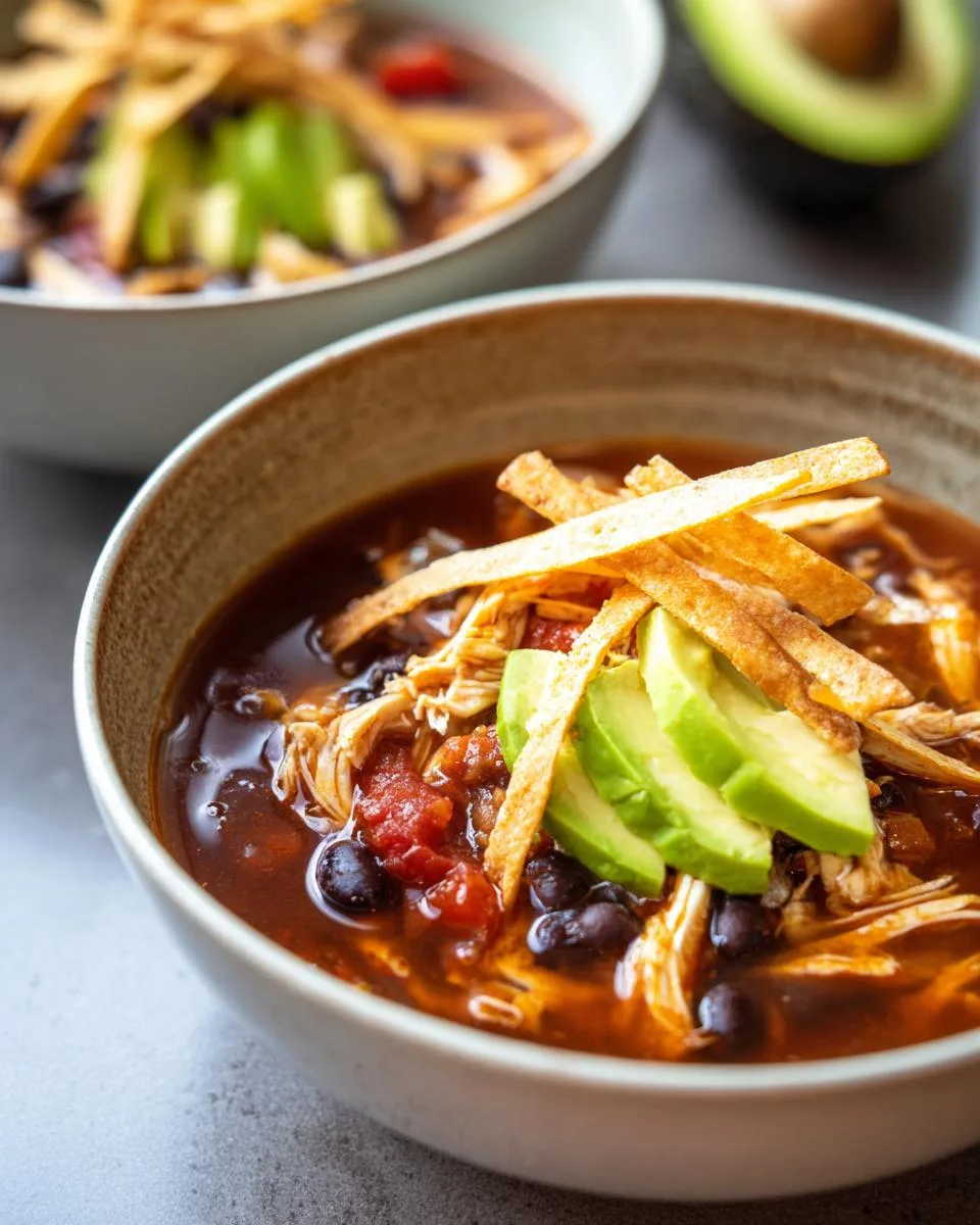 Healthy Chicken Tortilla Soup - detail 3