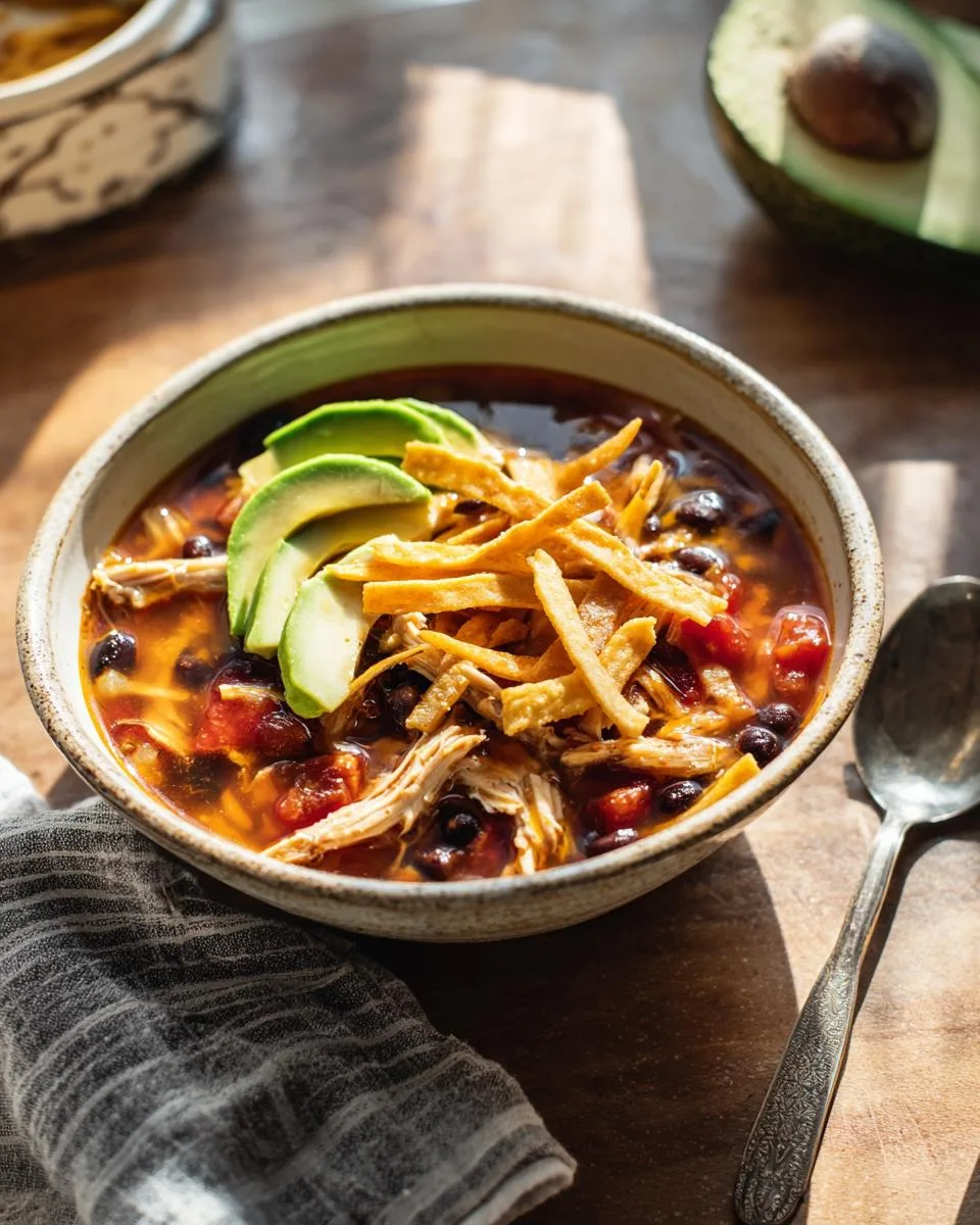 Healthy Chicken Tortilla Soup - detail 4