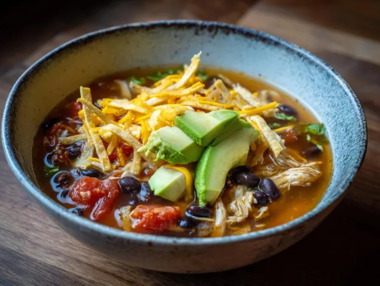 Healthy Chicken Tortilla Soup