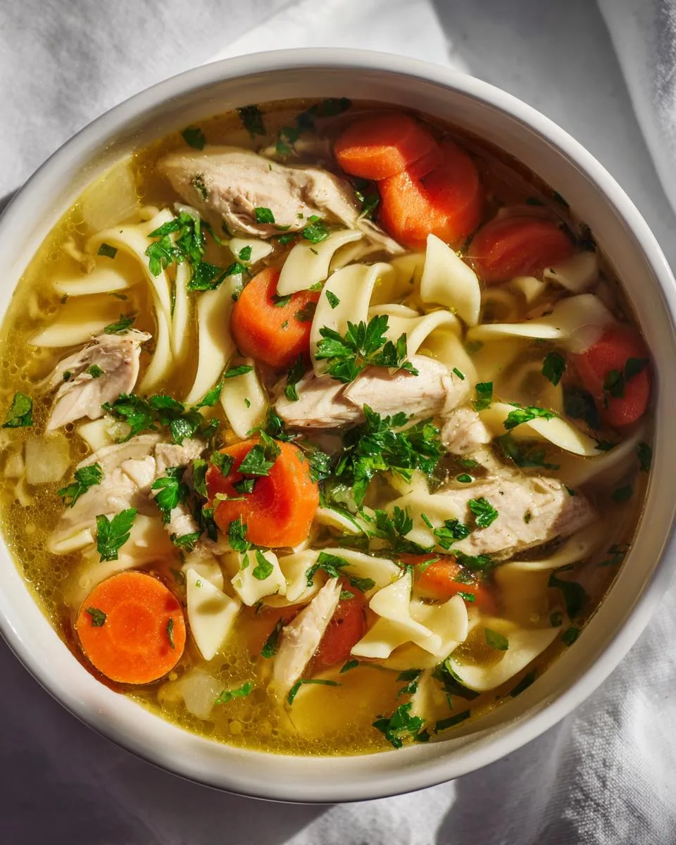 Homemade Chicken Noodle Soup - detail 1