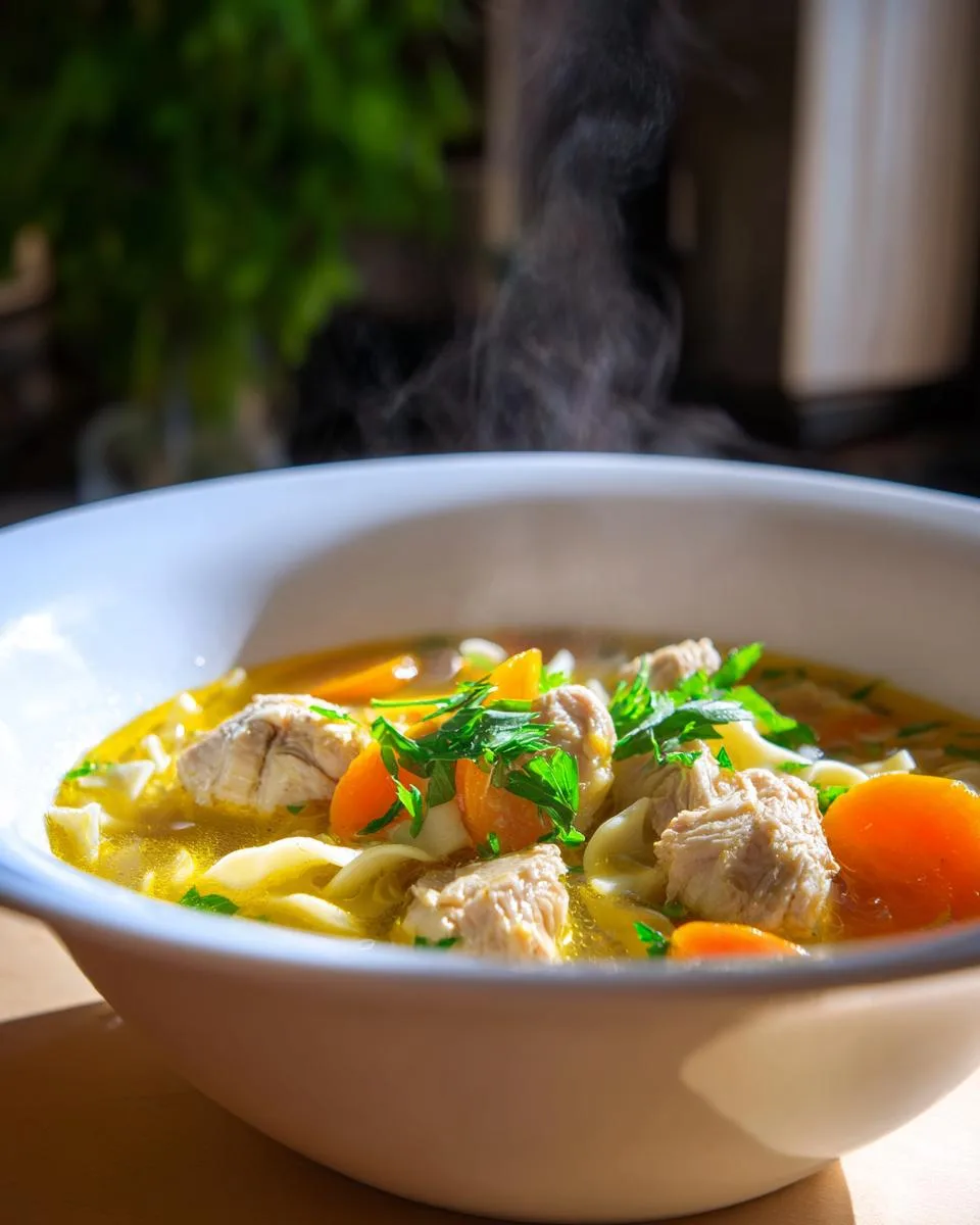 Homemade Chicken Noodle Soup - detail 2