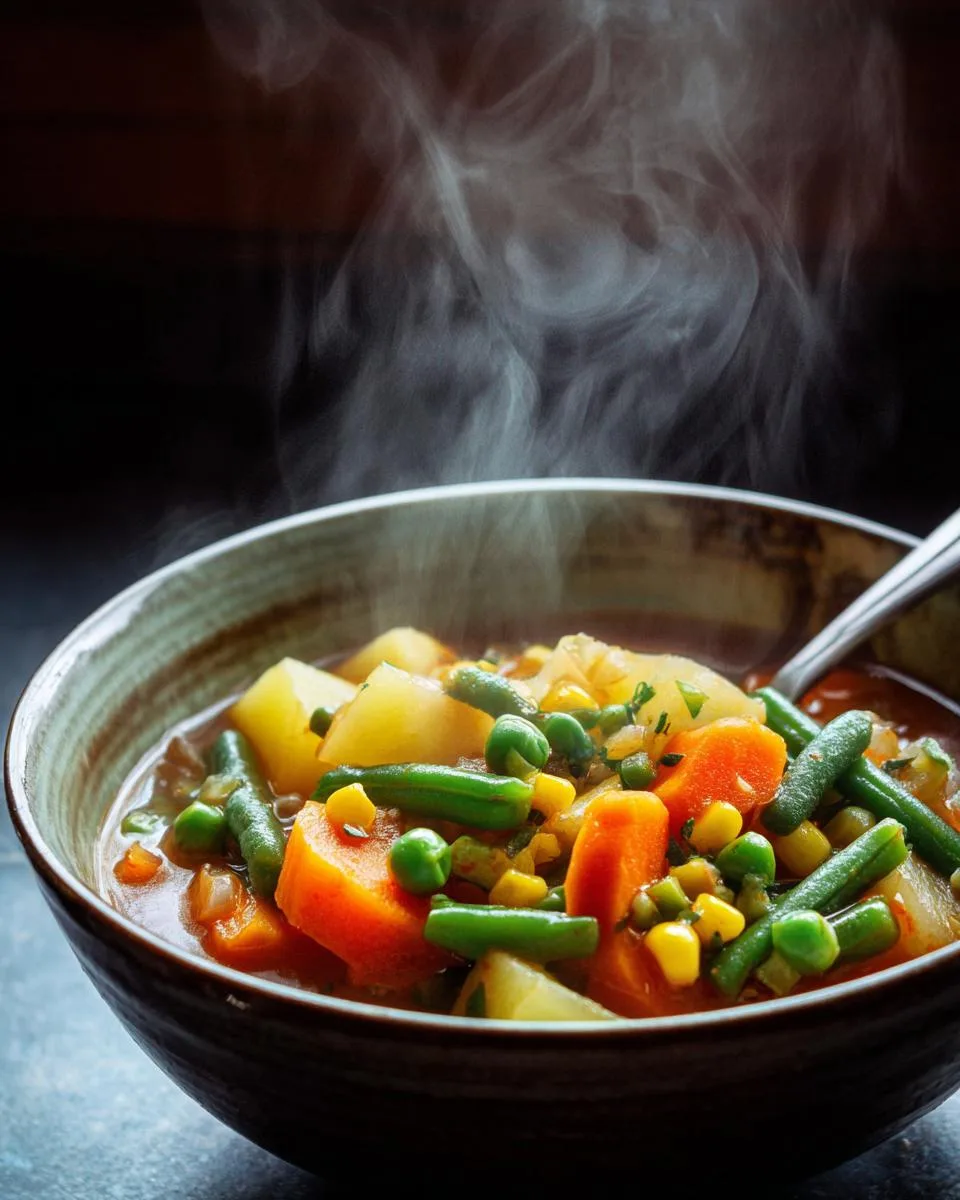 Homemade Vegetable Soup - detail 3