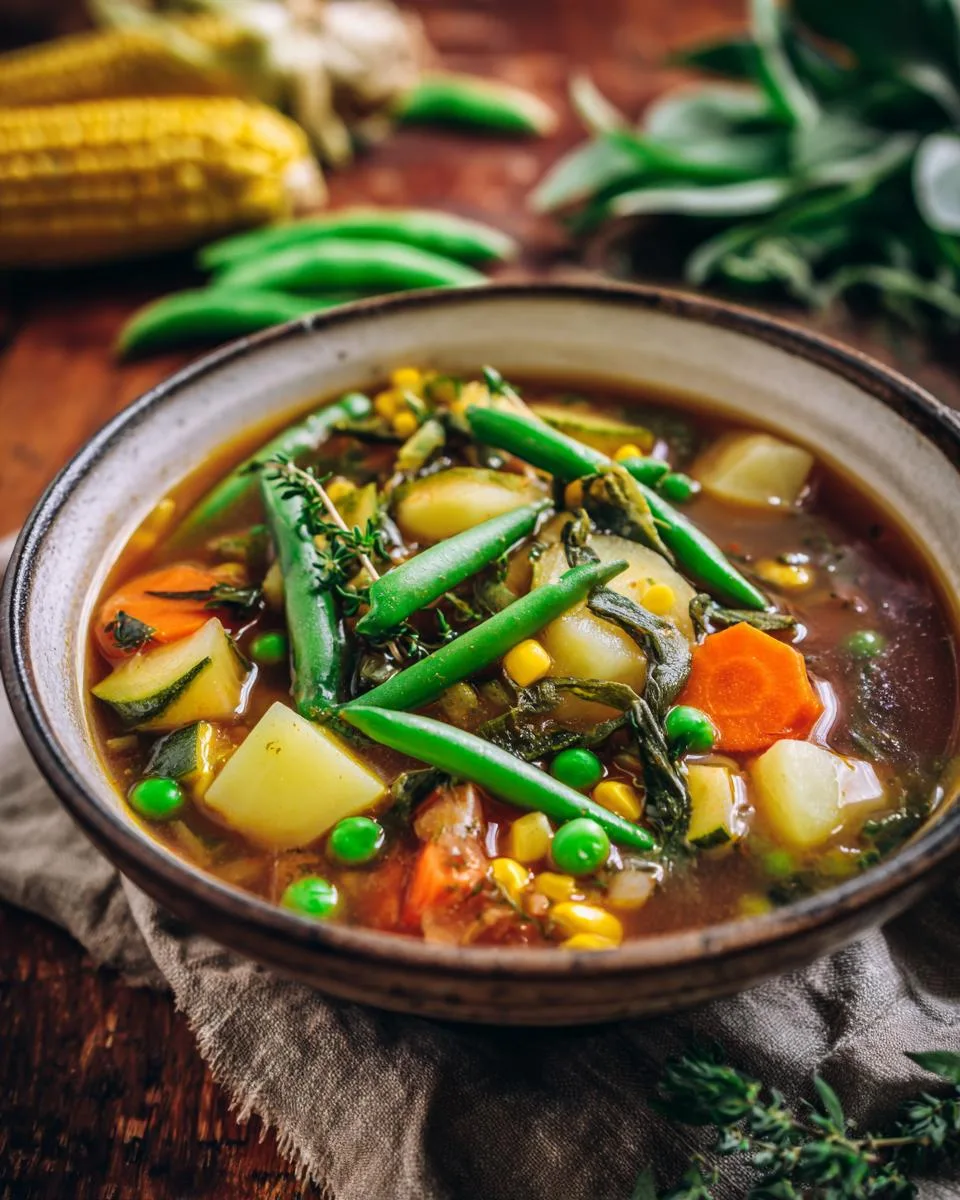 Homemade Vegetable Soup - detail 4