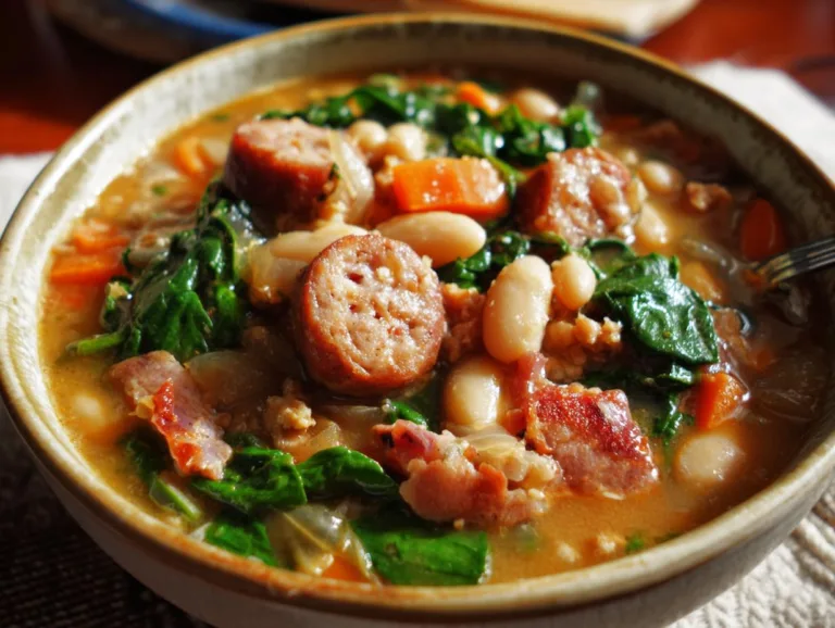 Italian Sausage White Bean Soup
