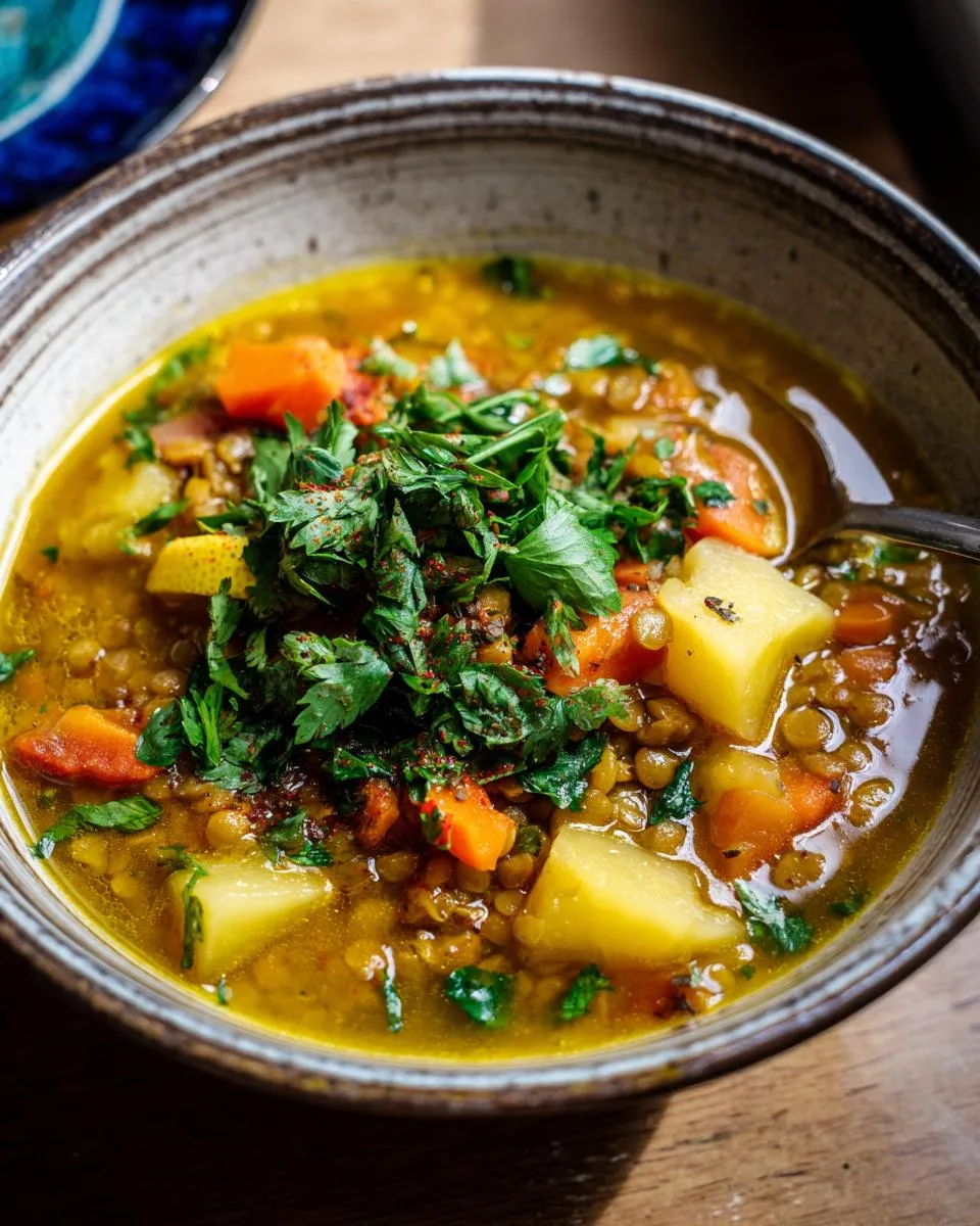 Lebanese Lentil Soup Recipe - detail 4