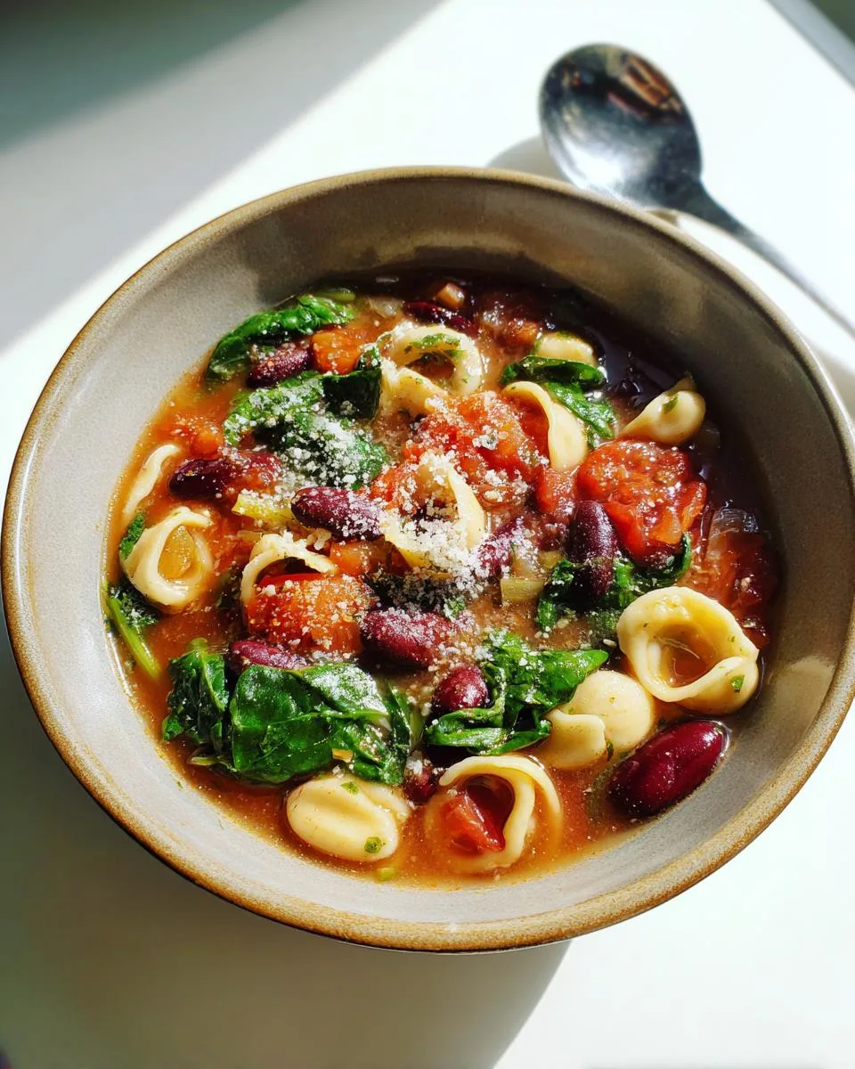 Minestrone Soup - detail 1