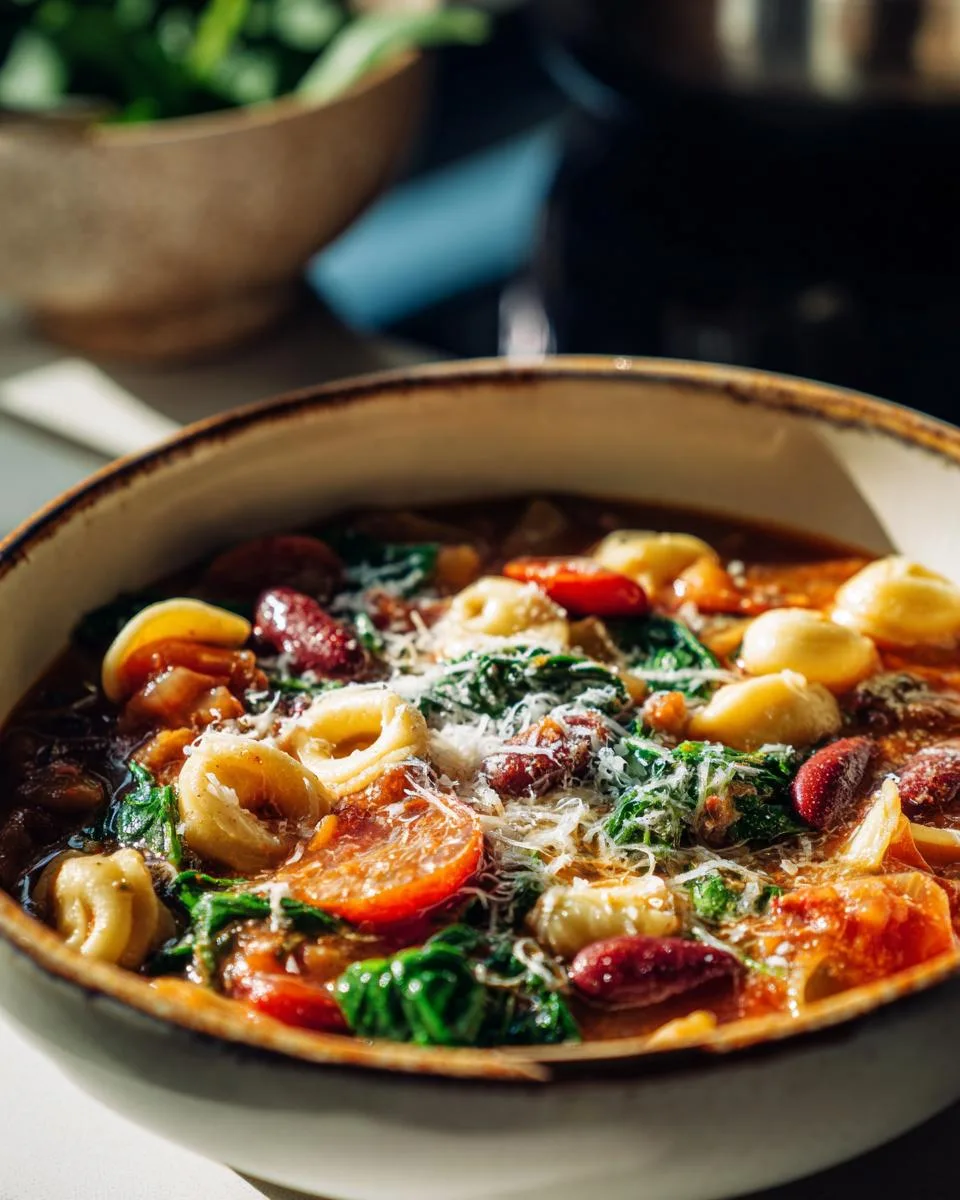 Minestrone Soup - detail 2