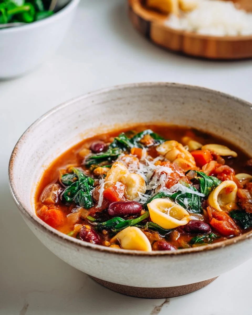 Minestrone Soup - detail 3