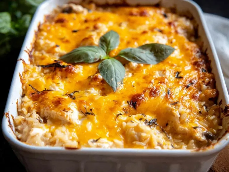 One Pan Chicken and Rice Bake