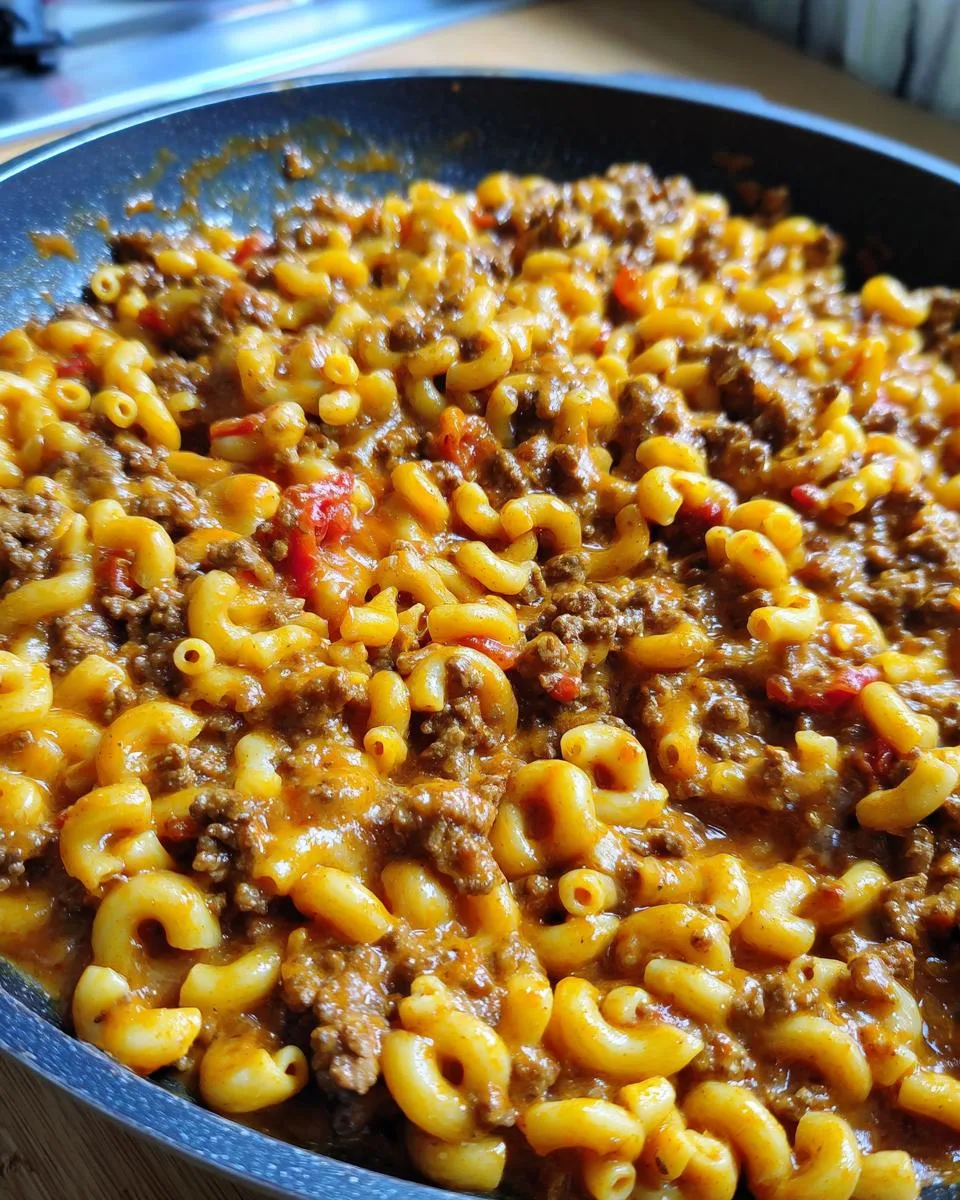 One Pot Homemade Hamburger Helper - detail 2