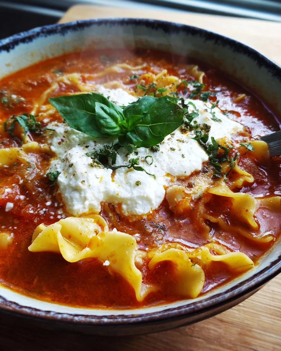 One-Pot Lasagna Soup - detail 2